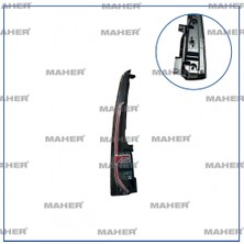 Maher Stop Lmabası Caddy 2021 Sonrası Ledli Sol (Oem NO:2K7945207E)