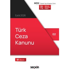 Seçkin Yayıncılık Türk Ceza Kanunu (Cep Kitabı)