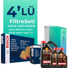 Bosch Ford Ranger 2.0 Ecoblue Filtre Bakım Seti Motul Motor Yağlı (2019-2022) 4 Lü