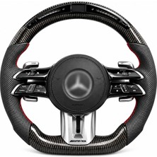 Mercedes Amg 2021 Direksiyon Simidi Ledli Carbon F1 Vites+Cruze Control+Airbag