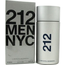 Carolina Herrera 212 Men Nyc EDT 200 ml Erkek Parfümü Baharatlı Koku ile Canlandırıcı Etki