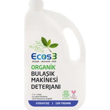 Ecos3 Organik Bulaşık Yıkama Seti 2 x 2,5 lt Portakal Kokusuyla Etkili Temizlik Sağlar