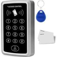 Sonex RFID Okuyucu Şifreli Geçiş Kapı Göstergeç Sistemi 10 Proximity Kart ve 10 Manyetik Anahtarlık 120 mm x 78 mm x 20 mm