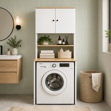 Modüleva Moduleva Çamaşır Makinesi Dolabı /kurutma Makinesi Dolabı / Çok Amaçlı Dolap
