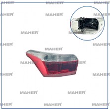 Maher Citroen C Elysee 2012-2016 Stop Lambas Sol (Duylu) (Oem NO:9674809080)