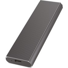 Juo JHD35 M.2 Sata ve Nvme SSD Dual Protocol Disk Kutusu Type-C USB 3.1 10GBPS Alüminyum 4tb Destekli Harici SSD Disk Kutusu