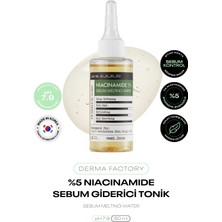 Derma Factory %5 Niasinamid Ile, Gözenek ve Sebum Giderici Tonik Sebum Melting Water 80 ml