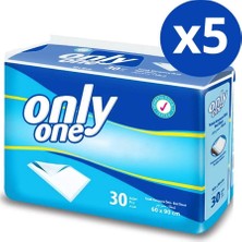 Onlyone Kedi Köpek Çiş Pedi 30'lu X5 60 x 90 cm Sıvıyı Hızla Emme Özelliği ile Koruma Sağlar