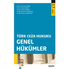 Seçkin Yayıncılık Türk Ceza Hukuku Genel Hükümler