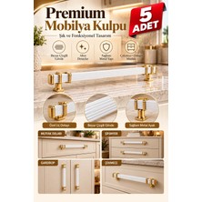 Haskan Kemer Kulp Altın/Beyaz 128 mm 5 Adet