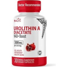 Nature's Fusions  Nutri Urolithin A Diacetate 500MG 30 Veg Capsul.usa Menşei.