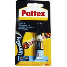 Pattex Ultra Gel Elastik Hızlı Yapıştırıcı 3 gr Anında Yapıştırıcı Özelliği ile Güçlü Performans