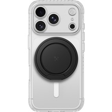 iPhone 18 Pro Max Kılıf M-Safe Özellikli Amazingthing Titan Pro Serisi Pop Ring Standlı Set Siyah