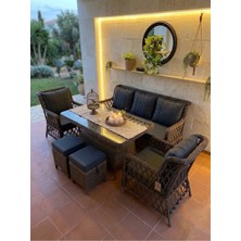 Luna Rattan Bahçe ve Balkon Takımı