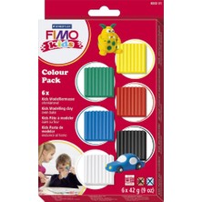 Staedtler Fimo Kids Polimer Kil Seti 6x42 gr Ekstra Yumuşak Renkli Modelleme Kili