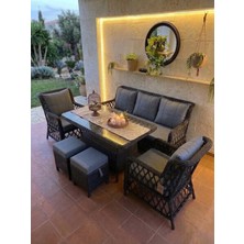 Luna Rattan Bahçe ve Balkon Takımı