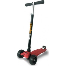 Voit Big Foot 3 Tekerlekli Scooter Kırmızı 5+ Yaş Çocuklar İçin Güvenli