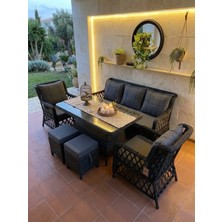Luna Rattan Bahçe ve Balkon Takımı