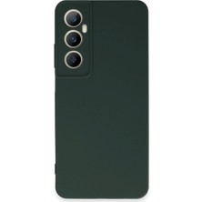sbodurhome Realme C65 Kılıf First Silikon - Koyu Yeşil