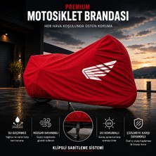ULTRASHOP Honda Adv 350 Kırmızı Motosiklet Branda Su Geçirmez Motor Branda