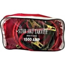 Star Ultra Lüx 1500 Amper Akü Takviye Kablosu Çantalı Pratik Kullanım
