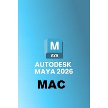 Autodesk Maya 2026 (Mac) - 1 Pc 2 Yıl Autodesk Key