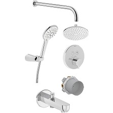 VitrA A49293 Root R Aqua Control Termostatik Ankastre Duş Seti