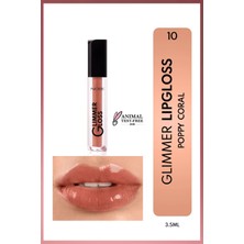 Glimmer Gloss Işıltılı Nemlendirici Dudak Parlatıcısı - 10 Poppy Coral