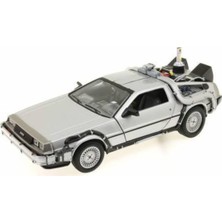 Welly Geleceğe Dönüş Arabası 1/24 Ölçek Metal Model Araba Back To The Future Delorean Detaylı Tasarım