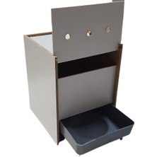 Ardeppo 15 cm x 15 cm Sürgülü Muhabbet Kuş Yuvası Ahşap MDF ve Plastik Folluk ile Kullanım Amacı
