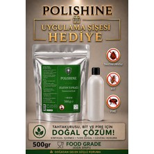 Polishine Diatom Toprağı 500gr/ Tahtakurusu, Bit ve Parazit Tozu  Yürüyen Haşereler İçin/  Kalsine Edilmemiş  1 Mikron