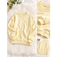 Butik Oversize Salaş 3 Iplik Şardonsuz Premium Kalite Sweatshirt(Kendi Bedeninizi Alınız)