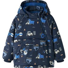 Name It Lacivert Erkek Çocuk Desenli Mont 13243889 Nmmmıcco Jacket Aop2