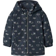 Name It Lacivert Erkek Çocuk Desenli Mont 13255202 Nmmmax Jacket Pa Ref Aop N