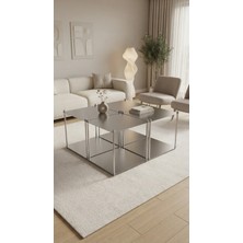 Yuka Design Paslanmaz Demonte Sehpa-Zigon