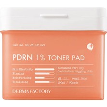 Derma Factory %1 Pdrn Somon Dna ve Hyalüronik Asit Içeren Sıkılaştırıcı Tonikli Ped Toner Pad