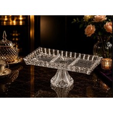 Roy King Roykıng Jtele Dikdörtgen Ayaklı Bölmeli Sunum Tabağı 35X19 cm