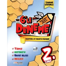 On Burda Yayınları On Burda Yayıncılık 2. Sınıf 6'lı Deneme Tamamı Çözümlü Eğitici Kitap Türkçe Sınav Bilgisi