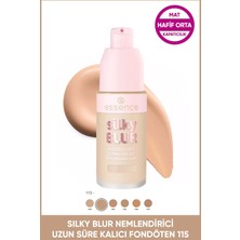 Essence Silky Blur Nemlendirici ve Uzun Süre Kalıcı Fondöten No: 115