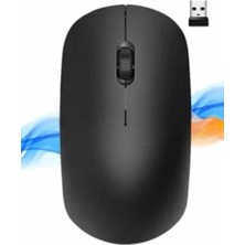 M Merc Giyim Kablosuz Bağlantı Yüksek Hassasiyetli Kablosuz Wireless Siyah Mouse