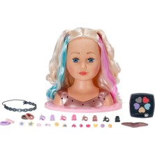 Store Gökkuşağı Saç Tasarım Büstü