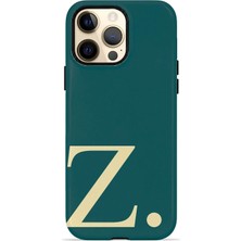 Piyasa Sepeti iPhone 12 Pro Max Vorian Magsafe Çift Katmanlı Darbe Korumalı Kılıf Petrol Cream Z