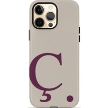 Piyasa Sepeti iPhone 14 Pro Vorian Magsafe Çift Katmanlı Darbe Korumalı Kılıf Greige Wine Ç