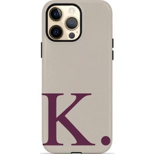 Piyasa Sepeti iPhone 14 Pro Vorian Çift Katmanlı Korumalı Kılıf Greige Wine K