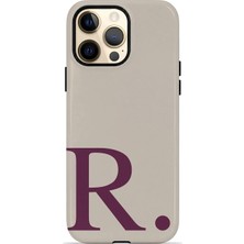 Piyasa Sepeti iPhone 13 Pro Max Vorian Çift Katmanlı Korumalı Kılıf Greige Wine R