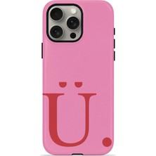 Piyasa Sepeti iPhone 15 Pro Vorian Çift Katmanlı Korumalı Kılıf Poppy Pink Ü