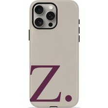 Piyasa Sepeti iPhone 15 Pro Max Vorian Çift Katmanlı Korumalı Kılıf Greige Wine Z