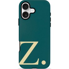Piyasa Sepeti iPhone 16 Plus Vorian Çift Katmanlı Korumalı Kılıf Petrol Cream Z