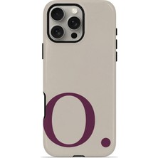 Piyasa Sepeti iPhone 16 Pro Vorian Çift Katmanlı Korumalı Kılıf Greige Wine O