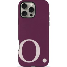 Piyasa Sepeti iPhone 16 Pro Max Vorian Magsafe Çift Katmanlı Darbe Korumalı Kılıf Wine Blush O